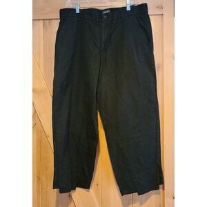 A.L.C. Women's Size 36 Asymmetric Hem Black Preppy Cotton Blend 36x24" Capri XL